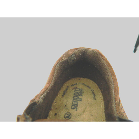 Cobbie Cuddlers Women’s Casual Shoes Sz 7 W Brown Leather Suede Slip on Zipper - Picture 6 of 6